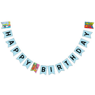 Bandeirinha Dr. Seuss   Fatia de Caracteres