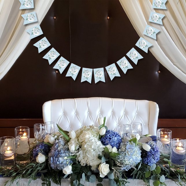 Bandeirinha Dragão Branco Flocos de Neve Azul (Criador carregado)