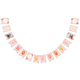 Bandeirinha Duas Banner Groovy Birthday | Decoração do Groovy