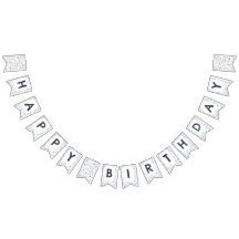 Dusk Confetti Watercolor Dots Bunting Flag