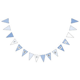 Bandeirinha É um menino Baby Nursery Decorations Bunting Flags
