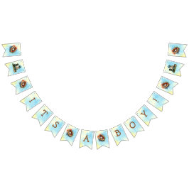 Bandeirinha É um menino | Chá de fraldas de beisebol