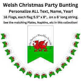 Bandeirinha Editar Texto Sinalizador de Welsh Sinalizador Verm