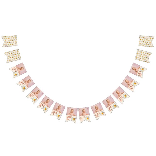 BANDEIRINHA EGG-CITING BBQ BABY BIRTHDAY (Todos)