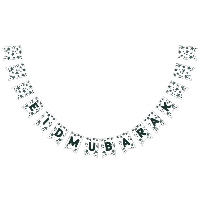 Bandeirinha Eid mubarak crescent Islam mubarak (Todos)