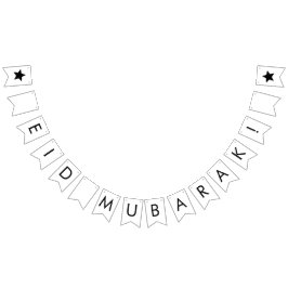 Bandeirinha Eid Mubarak Penant Bunting Banner