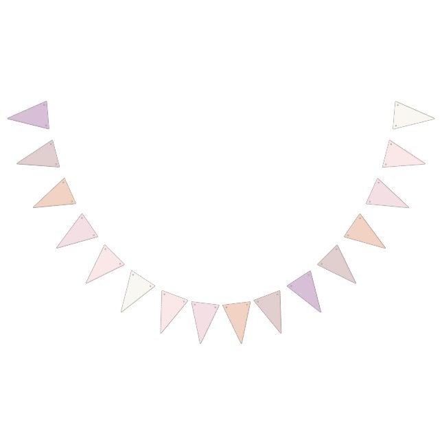 Bandeirinha Elegância Clássica Faixa Gradiente de Bege para Ro (Todos)