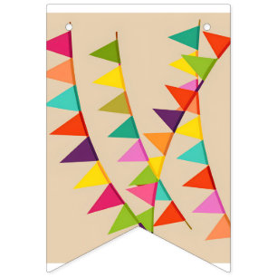 Bandeirinha Eleve o seu decoro ao ar livre com um recheio colo