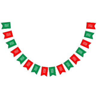 Bandeirinha Embalagem Enviar Banner de Bunting Swallowtail de