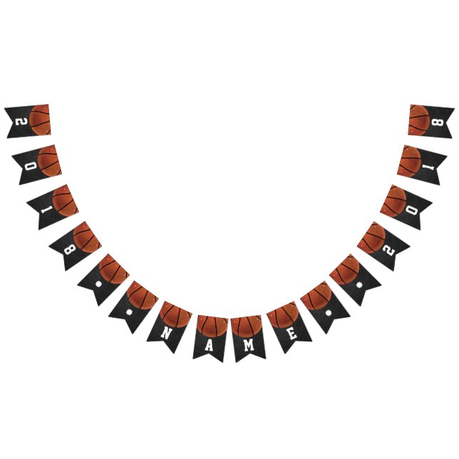 Bandeirinha estamenha temático do partido do basquetebol (Todos)