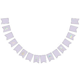 Bandeirinha Estandarte de Aniversário de Um Ano Conto de Fadas