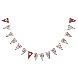 Bandeirinha Estandarte de Bunting de Beisebol do Novato do Ano