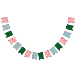 Bandeirinha Estandarte de Bunting de Cauda de Andorinha Mid Mo