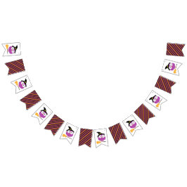 Bandeirinha Estandarte de Bunting de festa/Halloween