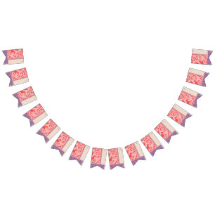 Bandeirinha Estandarte de Bunting Festivo Personalizado