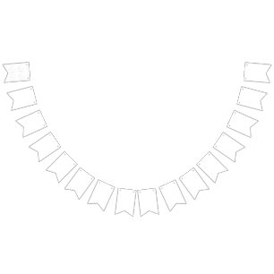 Bandeirinha Estandarte de Bunting Rústico com Textura Cinza De