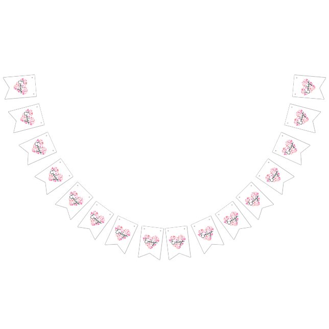 Bandeirinha Eu amo Evelyn (Todos)