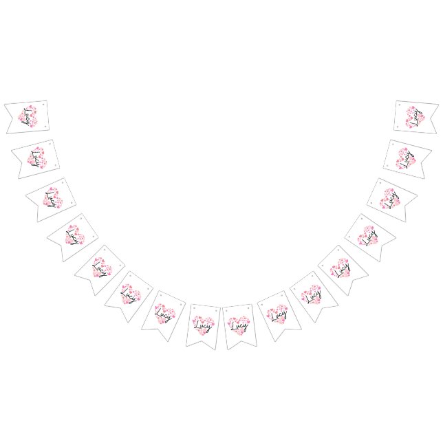 Bandeirinha Eu amo Lucy (Todos)