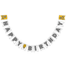 Faixa de Aniversário do Cara Feliz