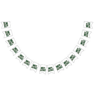 Bandeirinha Faixa de Bandeirolas Feliz Natal