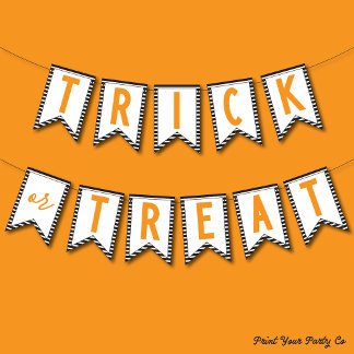 Bandeirinha Faixa de Trick ou Tratar
