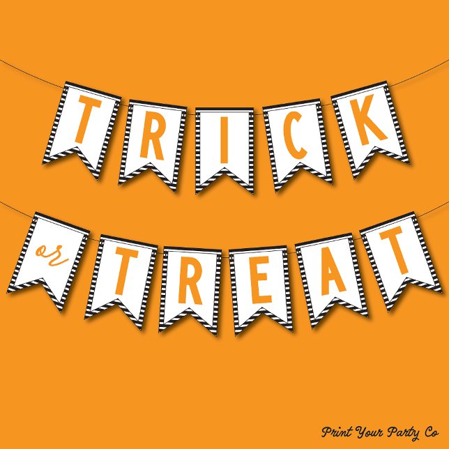 Bandeirinha Faixa de Trick ou Tratar (Criador carregado)