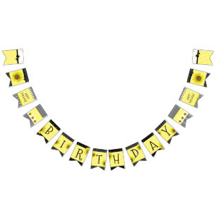 Bandeirinha Faixa Personalizada de Festa de aniversário de Gi