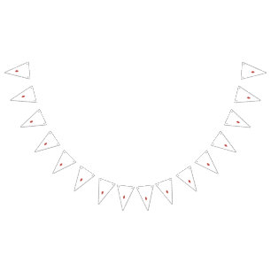 Bandeirinha Faixa Romântica de Bunting   Decoração de Beijos p