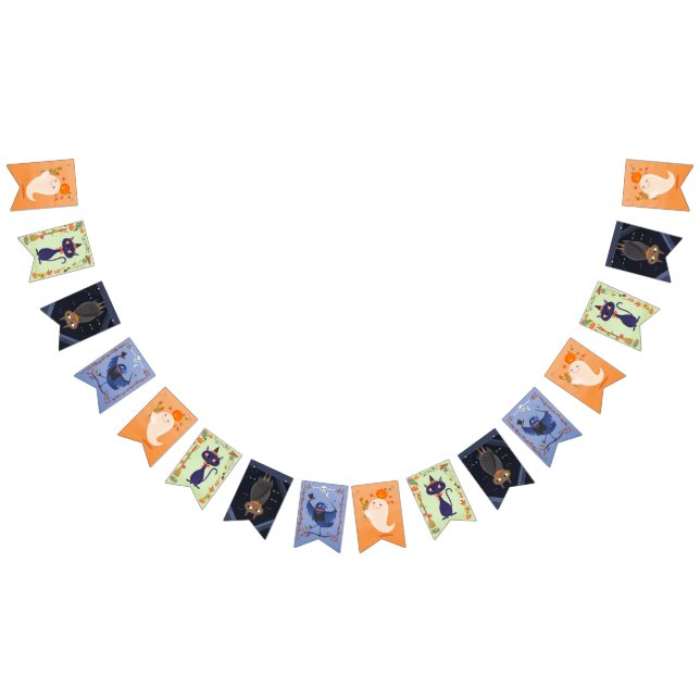 Bandeirinha Fantasma, Gato, Bat e Raven (Todos)