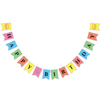 Bandeirinha Feliz aniversário 