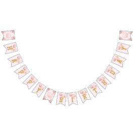 Bandeirinha Feliz Aniversário da Garota de Luxo de Basquete