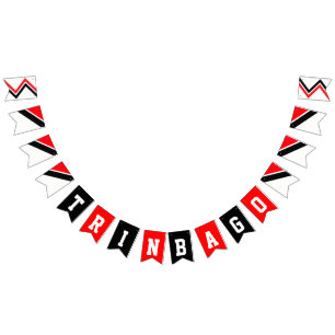 Bandeirinha Feliz Aniversário da Independência TRINBAGO