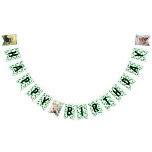 Bandeirinha Feliz aniversário do sapo