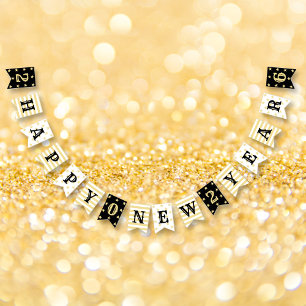 Bandeirinha Feliz ano novo 2026 - Parte Compre do escritório d