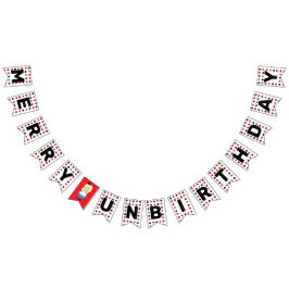 Bandeirinha Feliz Desaniquilando Alice no Partido do Livro de