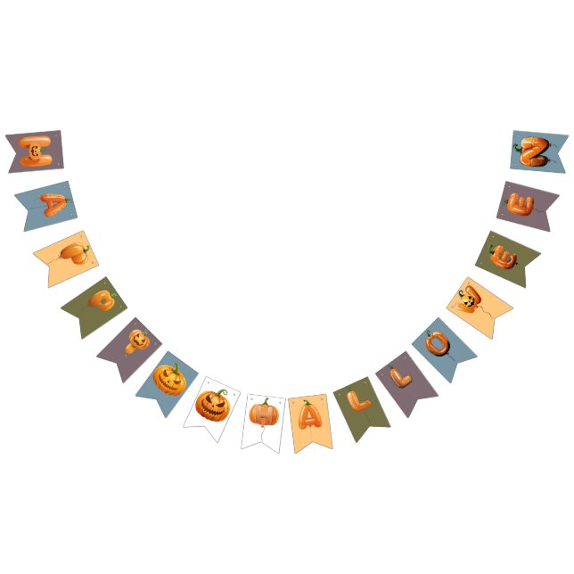 Bandeirinha Feliz Dia das Bruxas Feliz Balão das Halloween (Todos)