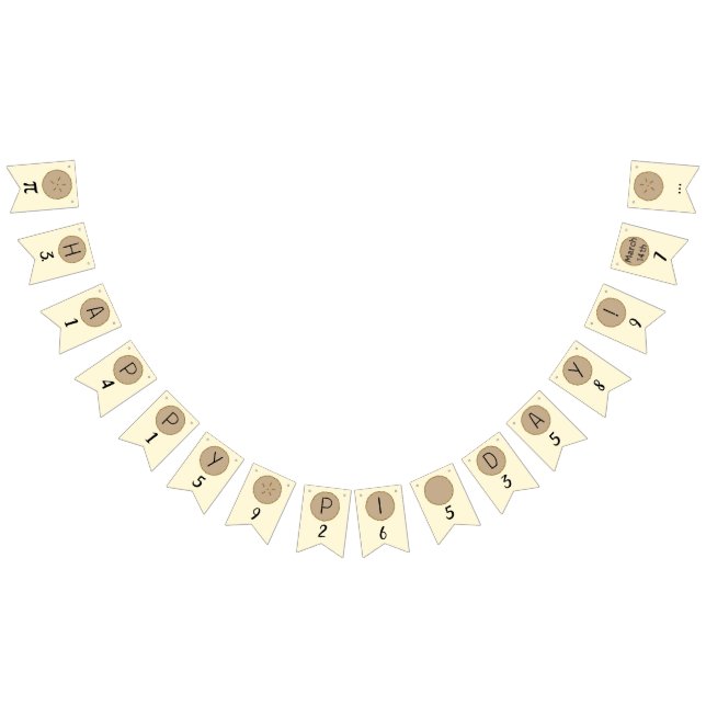 Bandeirinha Feliz Dia Pi! Banner Feliz de Matemática do Dia da (Todos)