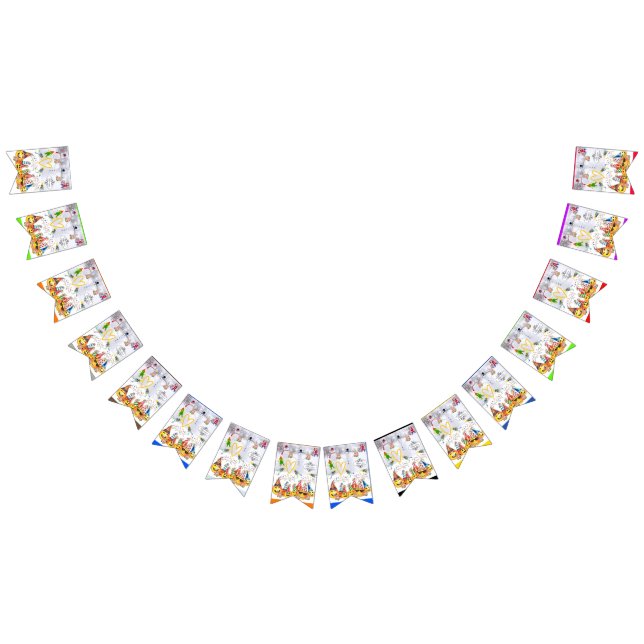 Bandeirinha Feliz Natal Parabéns Banner (Todos)