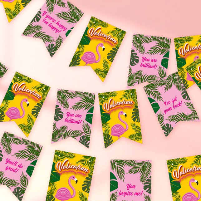 Bandeirinha Férias de validação Pinky (Criador carregado)