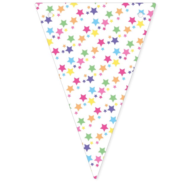 Bandeirinha Festa das Estrelas Arco-íris illusima (Primeira Bandeira)