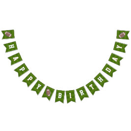 Bandeirinha Festa de aniversário Americana de Futebol