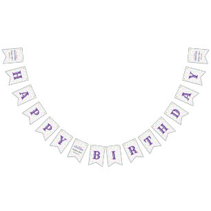 Bandeirinha Festa de aniversário Colorida do Balão Arco-Íris