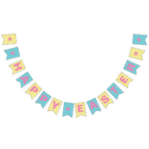 Bandeirinha Festa de BANNER de BUNTING "FELZ PASCOA", Personal