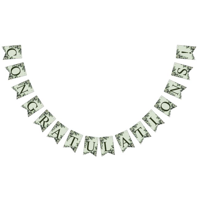 Bandeirinha Festa de casamento de Boas-vindas Greenery Folhas  (Todos)