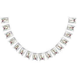 Bandeirinha Festa de casamento rosa rosa rosa Ouro verde