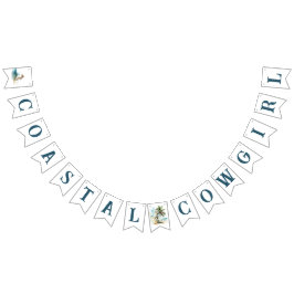 Bandeirinha Festa de Despedida de Solteira Cowgirl Costeira