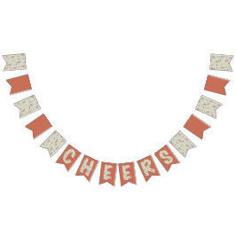 Bandeirinha Festa de Despedida de Solteira Padrão de Bebida Mi