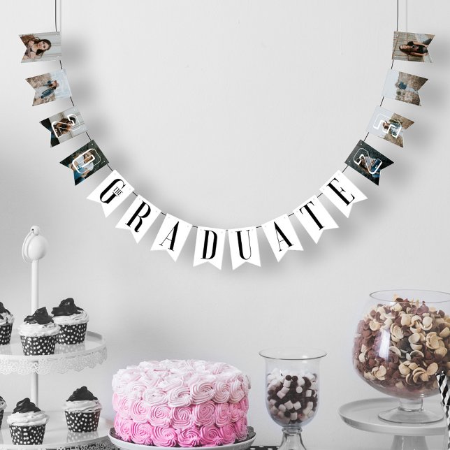 Bandeirinha Festa de Formando de Colagem de Fotos do Formando (Criador carregado)