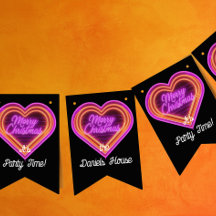 Festa de Natal Neon Merry