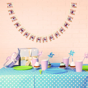 Bandeirinha Festa do Arco-Íris de Aquarela